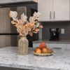 Glass Vase with Woven Straw Decor | Glass Flower vase with Rattan - Image 6